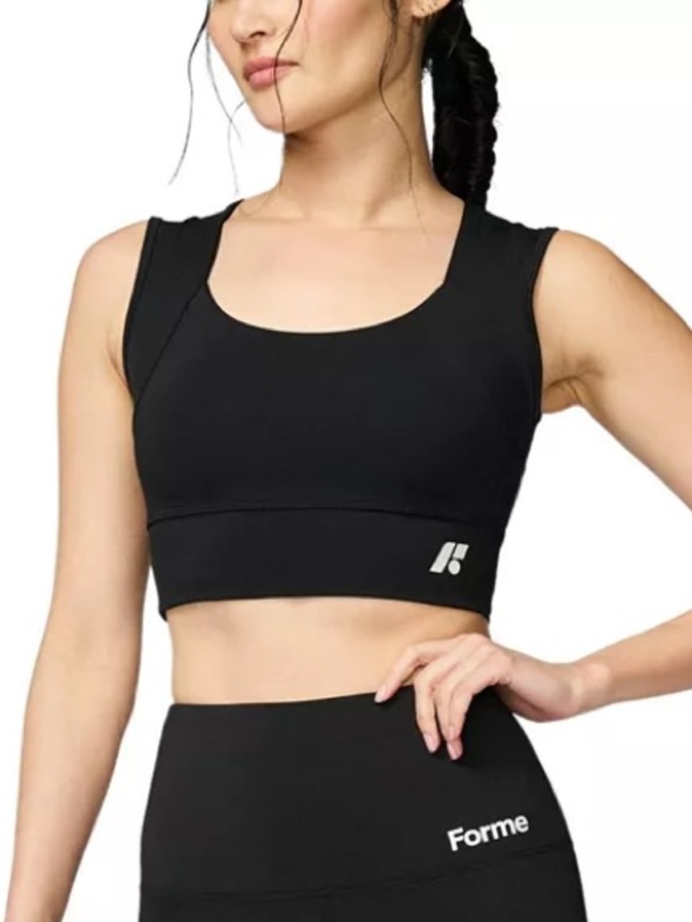 FORME Revive Power Bra Posture & Back Support sports top tank mesh obsidian